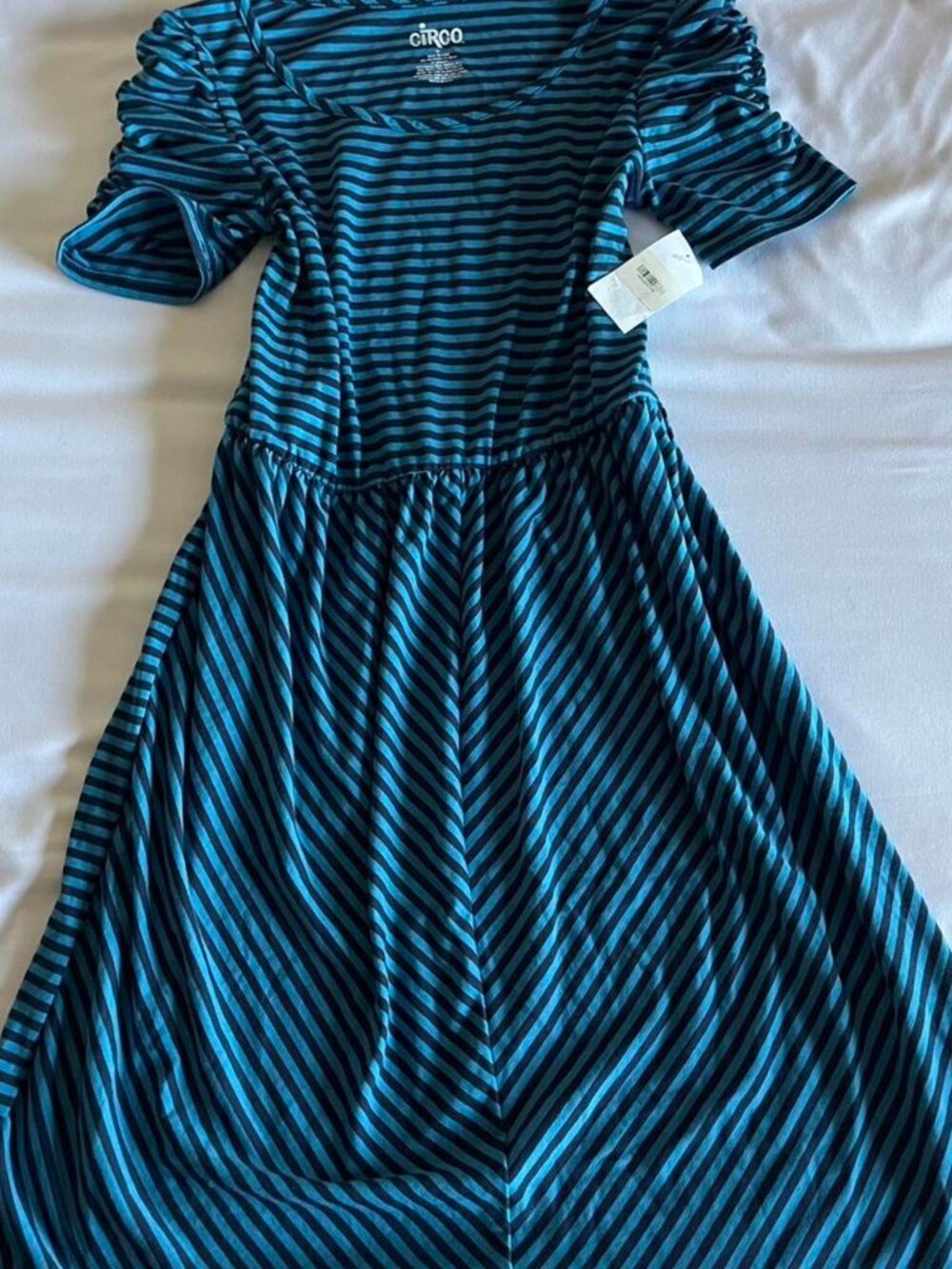 Brand New Circo Blue Striped Dress
